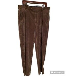 Men's Alan Fusser Brown Corduroy Pants. Sz. 38/32
